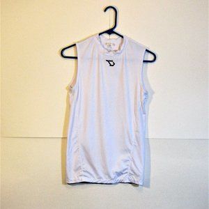 Sleeveless Activewear Top Shirt Logo Defender Sz M